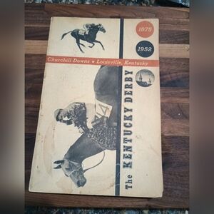 Kentucky Derby Book Program 1952 Vintage